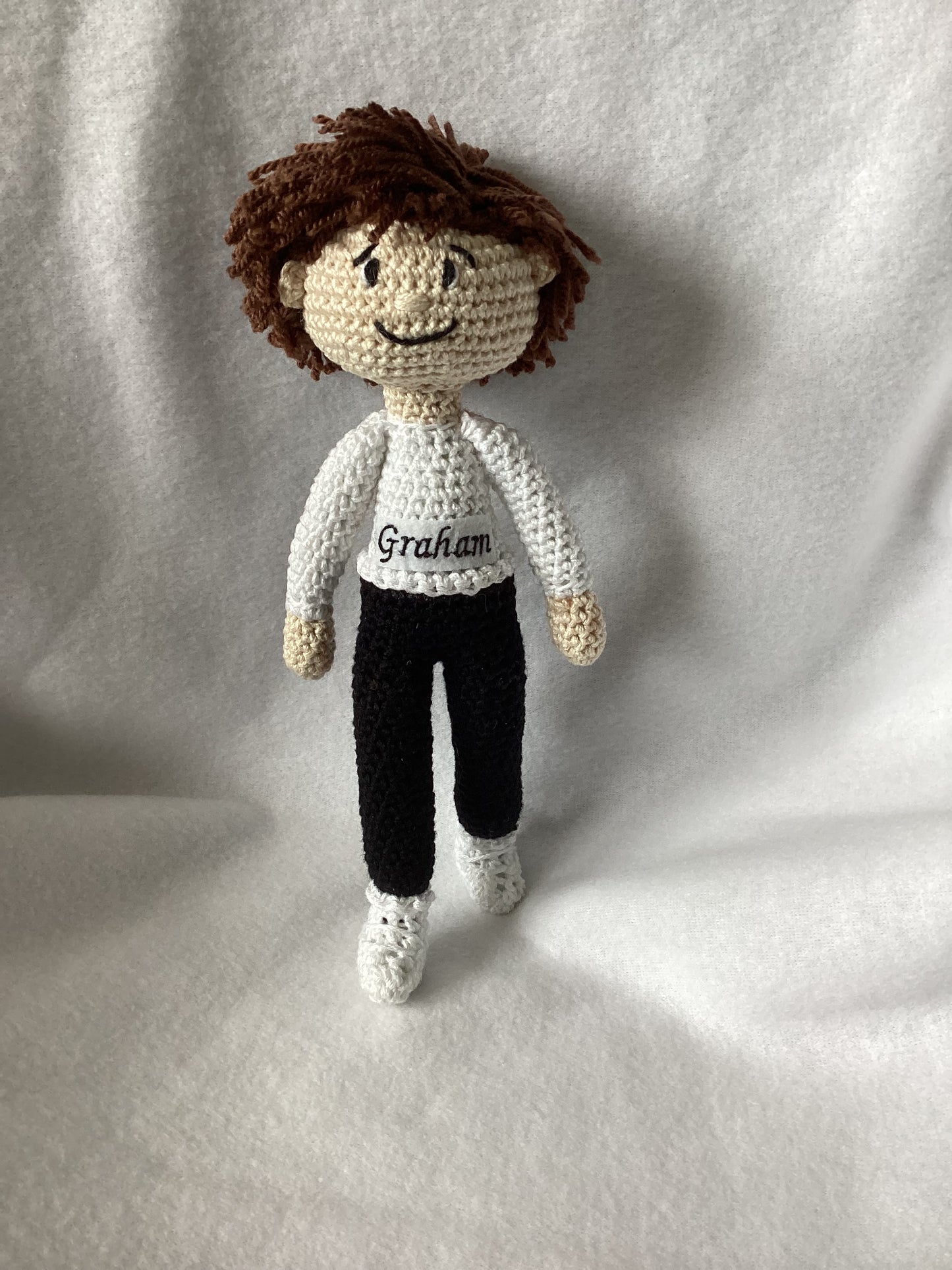 “Custom Hand-Crocheted Ballerino Doll – 2-3 Weeks production time