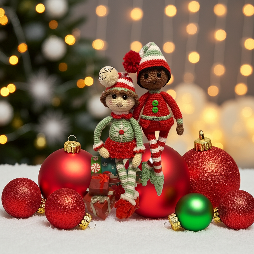 Festive Handcrafted Elves
