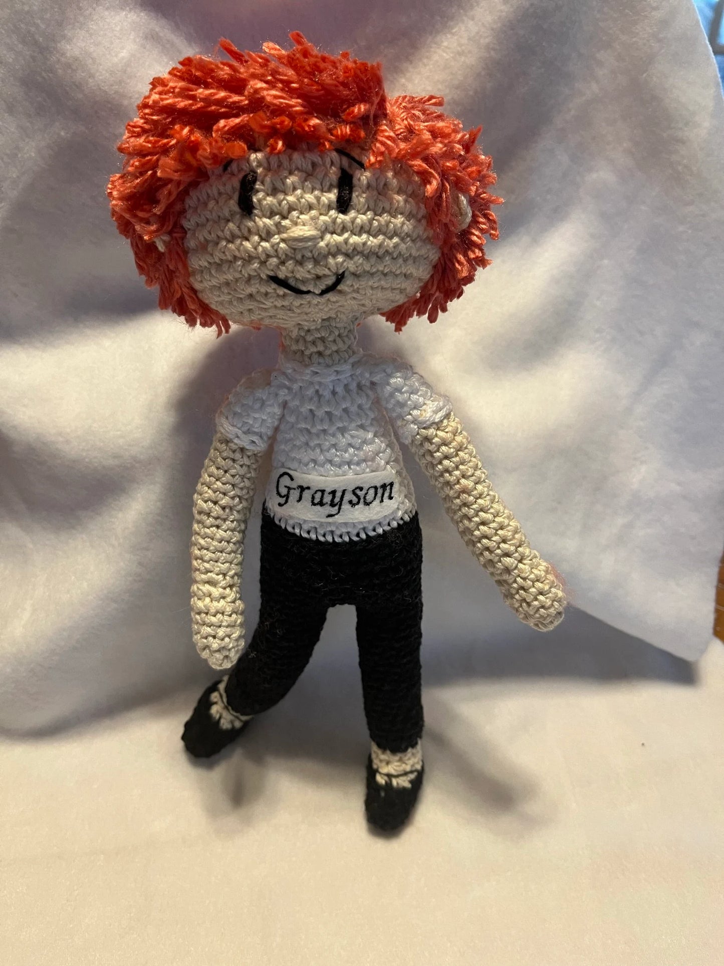 “Custom Hand-Crocheted Ballerino Doll –  2-3 Weeks production time