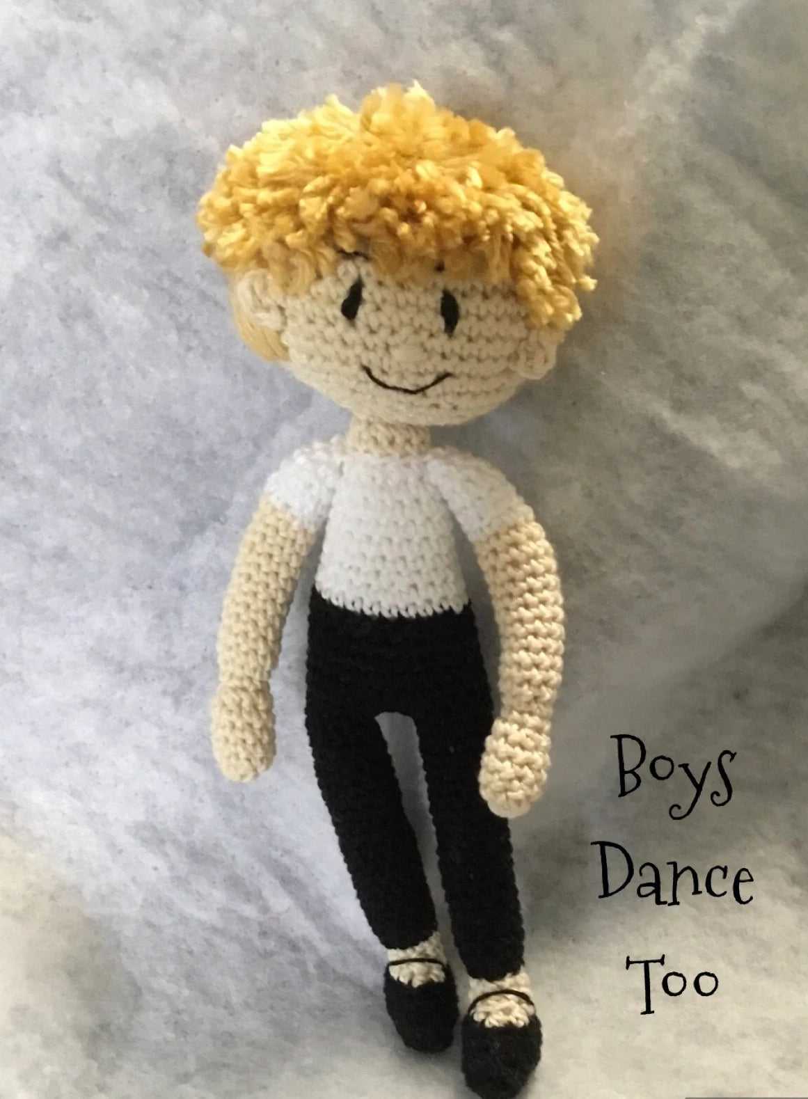 “Custom Hand-Crocheted Ballerino Doll –  2-3 Weeks production time