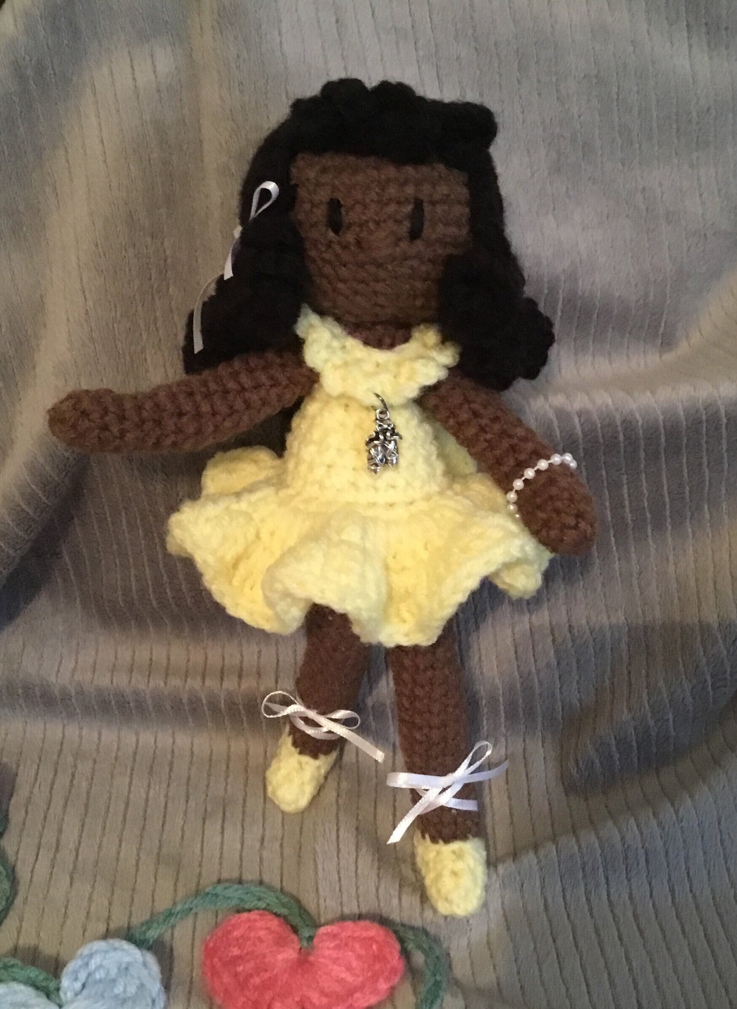 Custom crochet ballerina