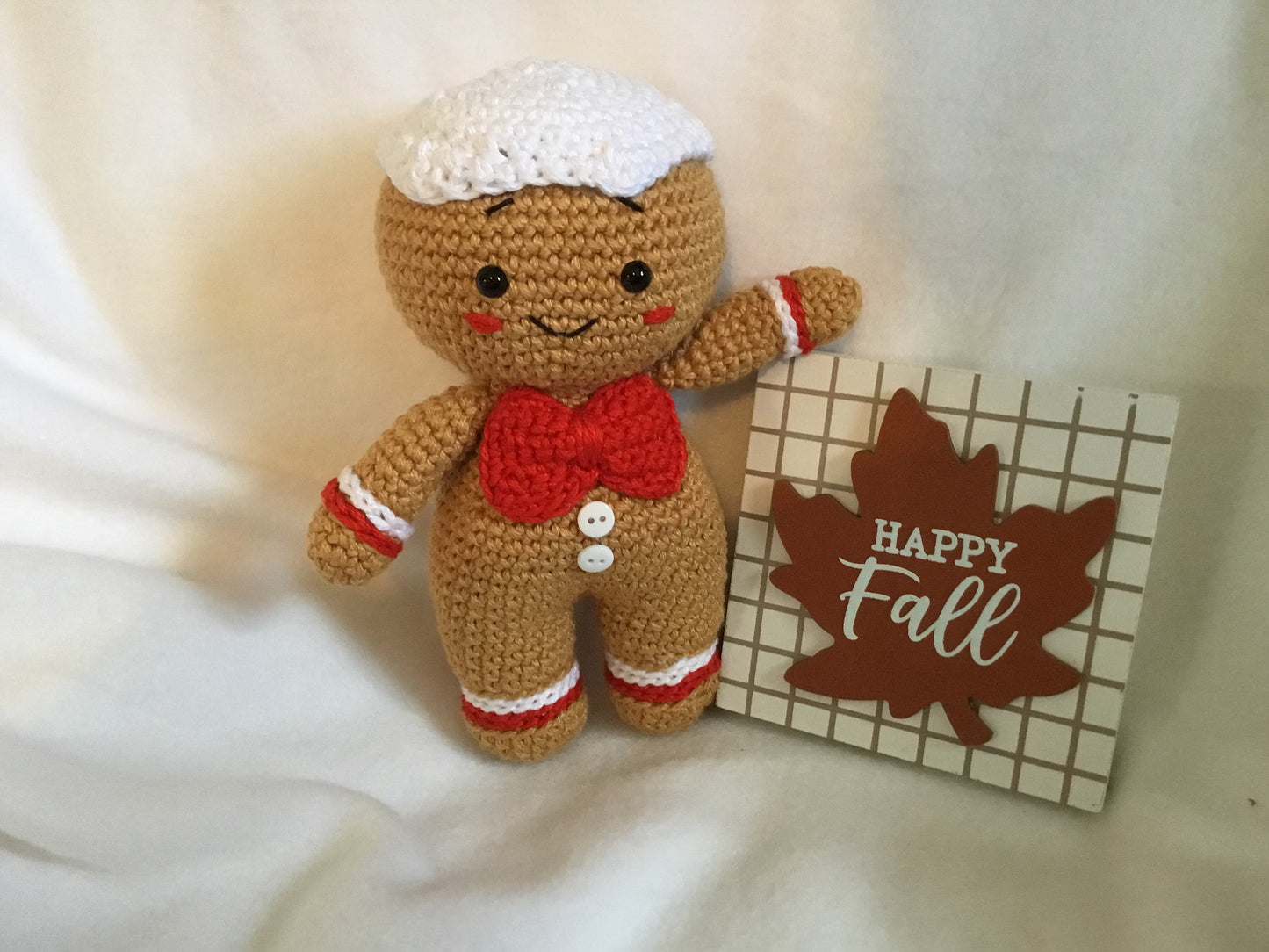Adorable Crochet Gingerbread couple