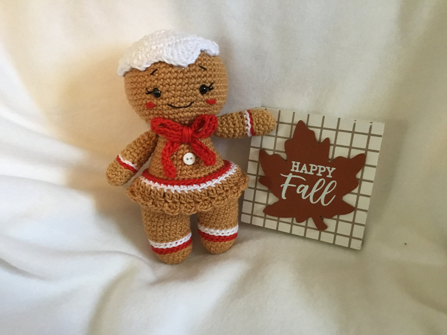 Adorable Crochet Gingerbread couple