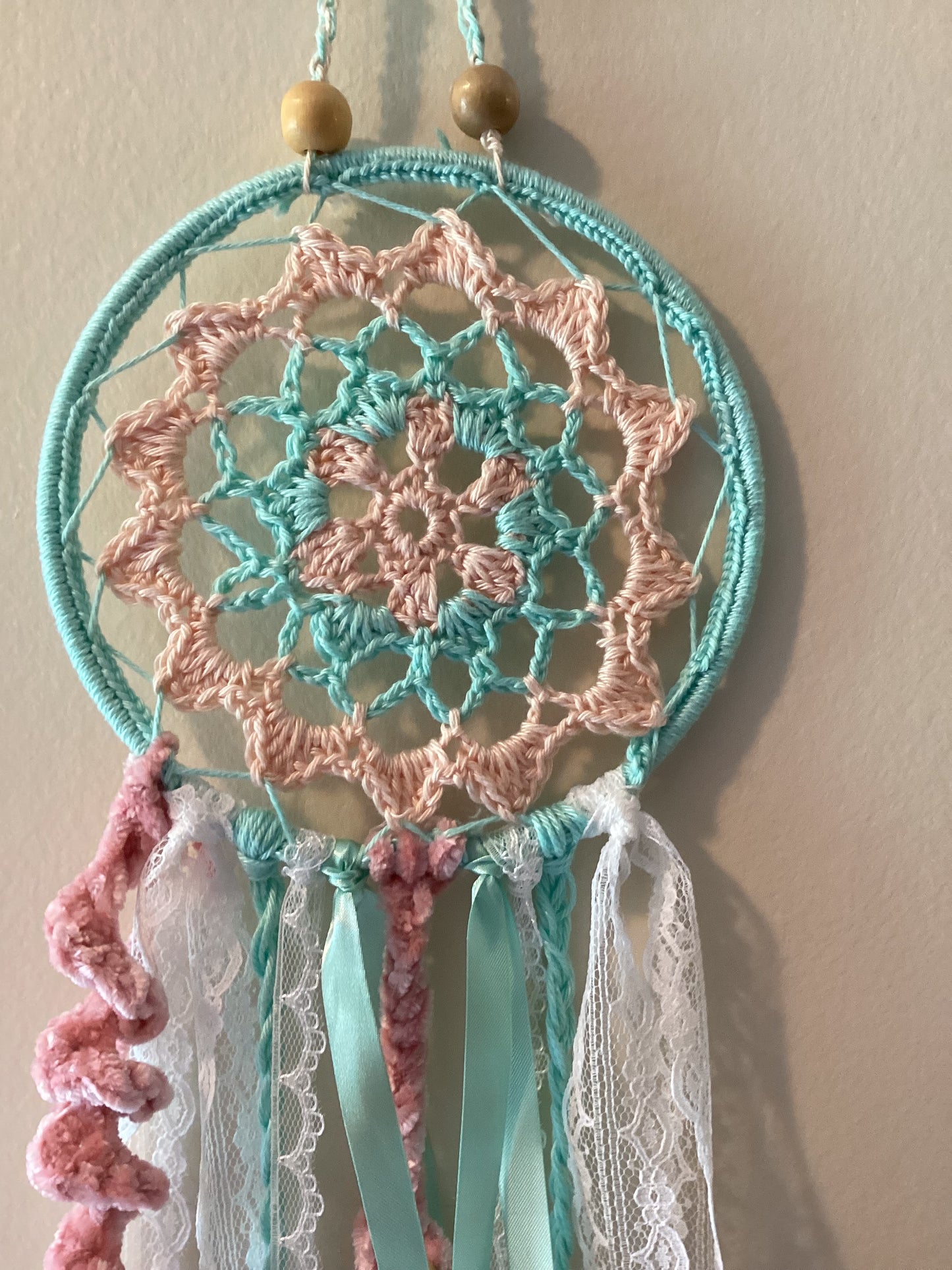 Handcrafted Dreamcatcher with Pastel Accents