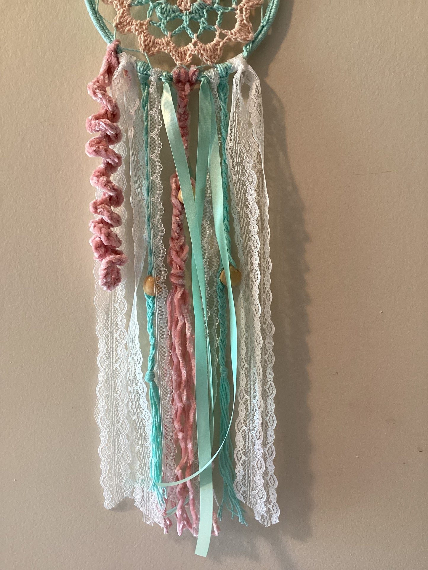 Handcrafted Dreamcatcher with Pastel Accents