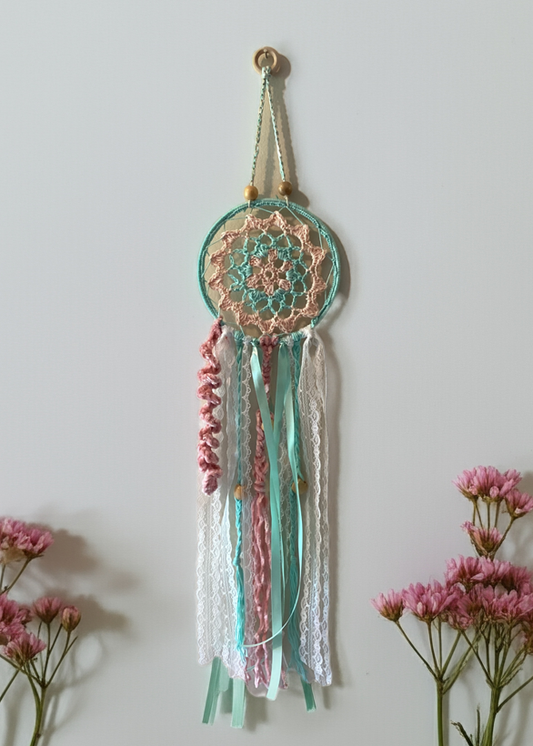 Handcrafted Dreamcatcher with Pastel Accents