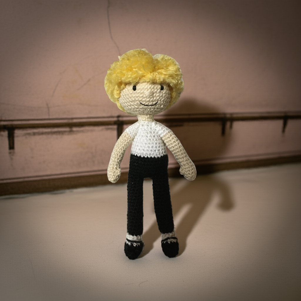 “Custom Hand-Crocheted Ballerino Doll –  2-3 Weeks production time
